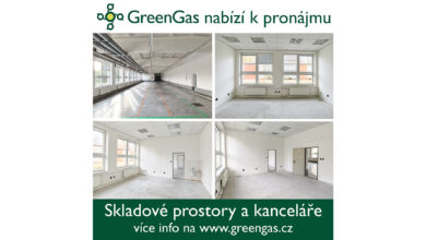 Green Gas nabízí k pronájmu moderní skladové a výrobní prostory v Paskově